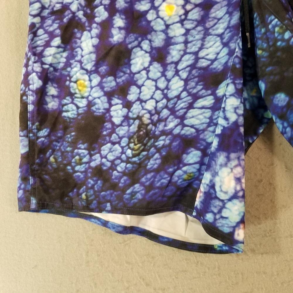 Reel Legends swim shorts bathing suit men's XL extra large Blue pockets fishing - Picture 4 of 13